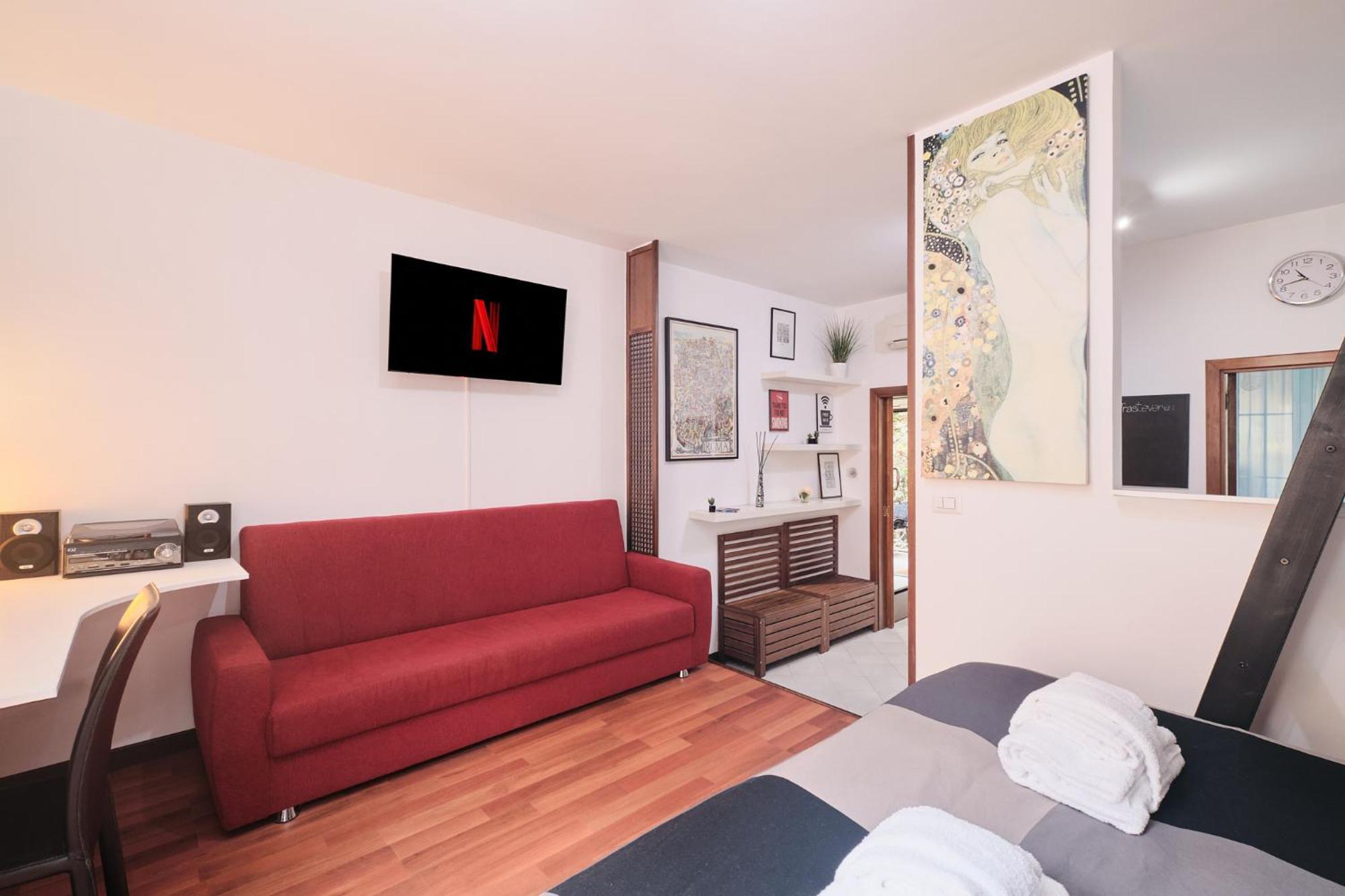רומא Trastevere- Flat Con Giardino, Ac, Wi-Fi & Netflix מראה חיצוני תמונה