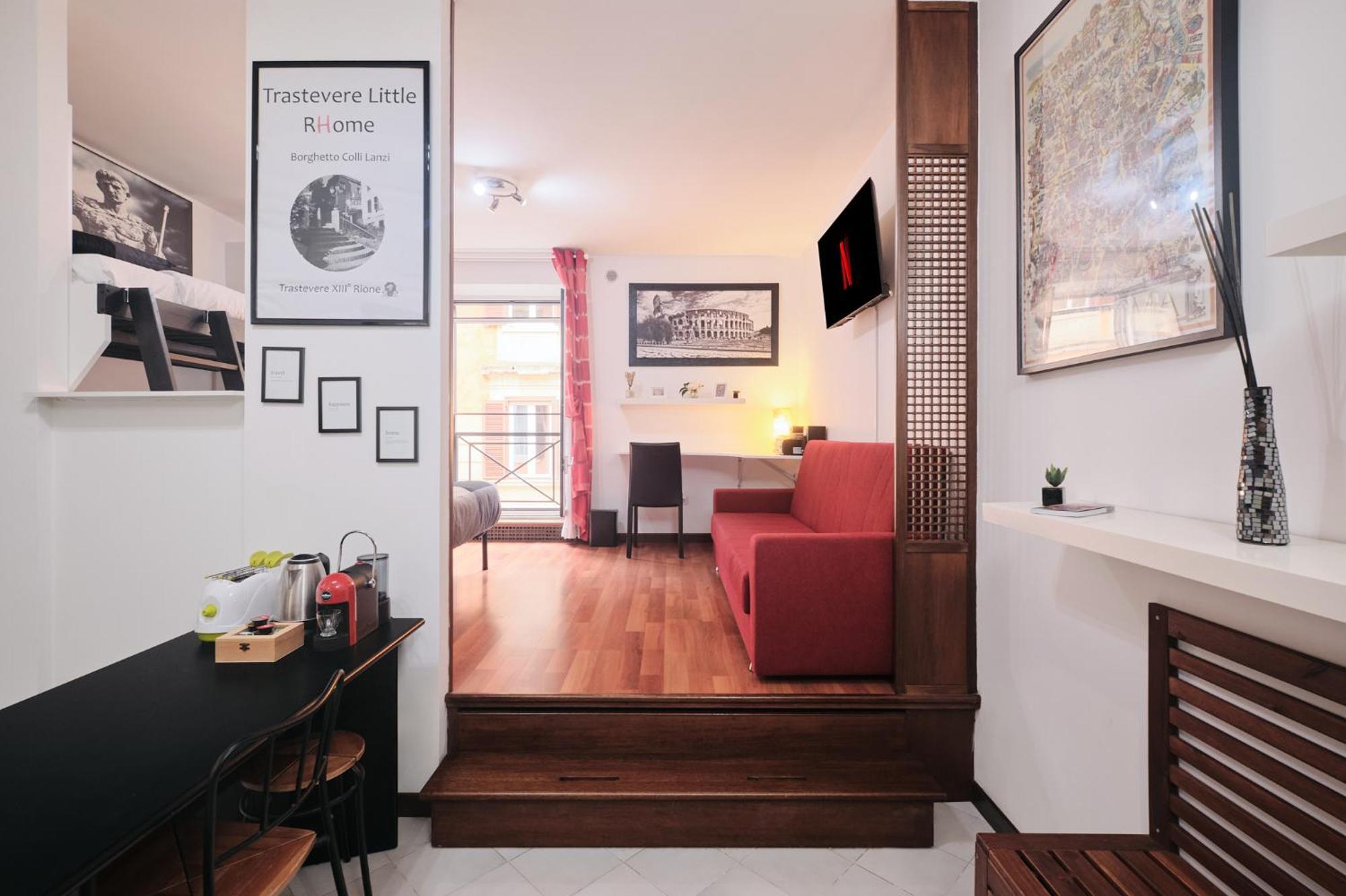 רומא Trastevere- Flat Con Giardino, Ac, Wi-Fi & Netflix מראה חיצוני תמונה