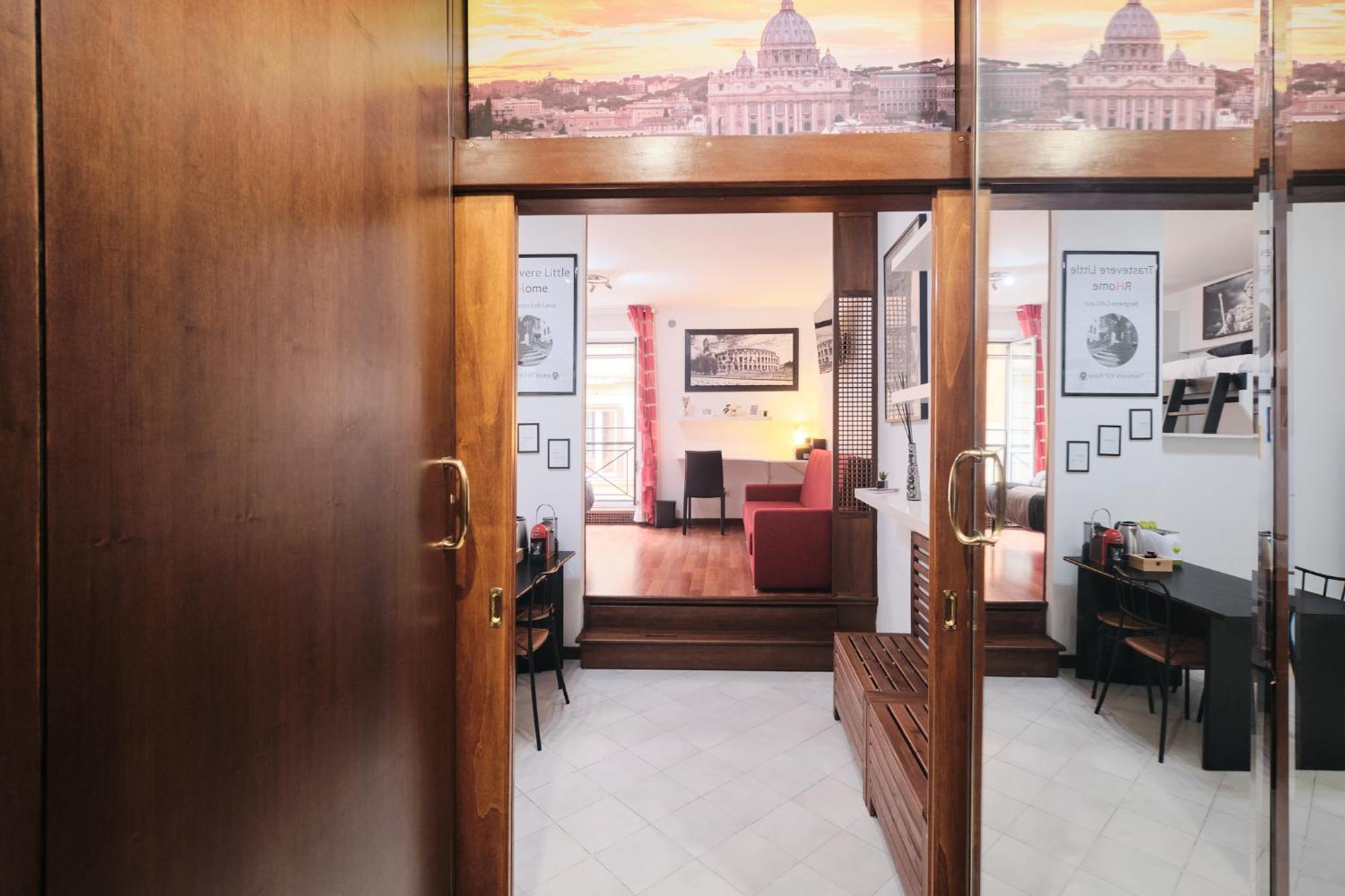רומא Trastevere- Flat Con Giardino, Ac, Wi-Fi & Netflix מראה חיצוני תמונה